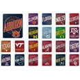 thumbnail image 2 of NCAA Campaign Fleece Blanket 50"x60" Assorted Teams Choose Your, 2 of 22