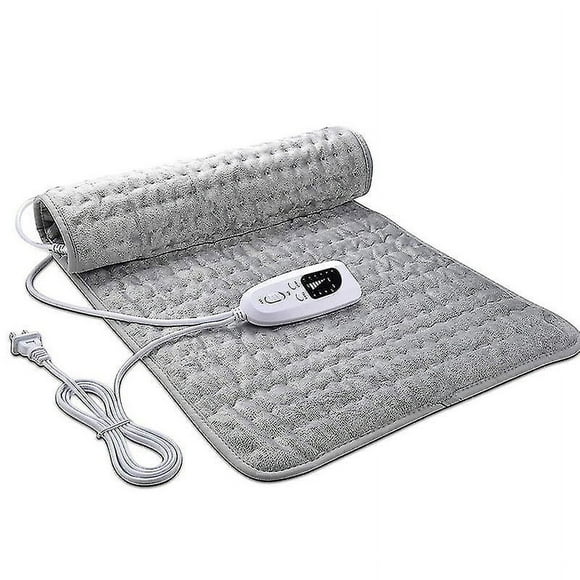Super Soft Heating Pad Winter Drape Warm Body Heating Blanket Household Wet Compress Electric Blanket Silver Gray British BS 240V