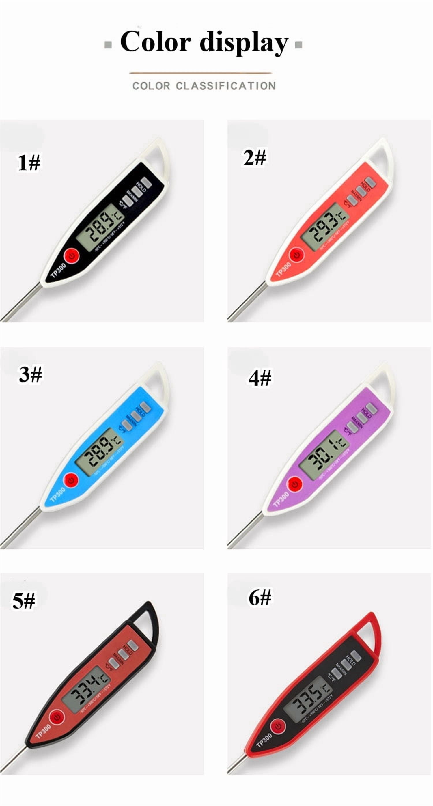 LAATIKUI Meat thermometer food grill measurement waterproof probe thermometer