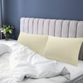 thumbnail image 2 of REGALWOVEN 1800 Microfiber Breathable Zippered Pillowcases Set of 2, Standard Khaki 20"x26", 2 of 7