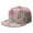 White-490, variant on Flower Snapback Hat, Flat Brim Baseball Cap with Wildflower & Butterfly Illustration, Adjustable Hip Hop Style for Men Women
