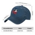 thumbnail image 2 of Love My Boston Terrier Adult Adjustable Classic Washed Casquette Cap Hat Baseball Cap For Man For Woman, 2 of 5