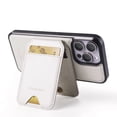 thumbnail image 3 of Allytechgroup Case for iPhone 13 Pro Max with Detachable Cards Holder, RFID Blocking 2 In 1 Wallet Case with Kickstand Shockproof Back Cover Shell for iPhone 13 Pro Max, White, 3 of 10
