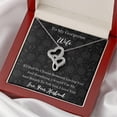 thumbnail image 5 of Wife Necklace, Valentines Gift For Wife, Gift Necklace, Gift Double Heart, Husband To Wife, Sterling Heart, Love, Minimalist, Unique Gift Ideas, Thoughtful and Useful Gift for Your Lover Ver 2, 5 of 6