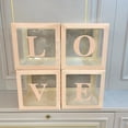 thumbnail image 4 of Halloween Decorations Bedroom Balloon Box Transparent Wide Application Plastic Square Clear DIY Letter Box Decor, 4 of 9