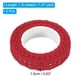 thumbnail image 2 of Cinta de encaje autoadhesiva Uxcell, 2 rollos de pegatinas de algodón para decoración de paredes, rojo, 2 of 5
