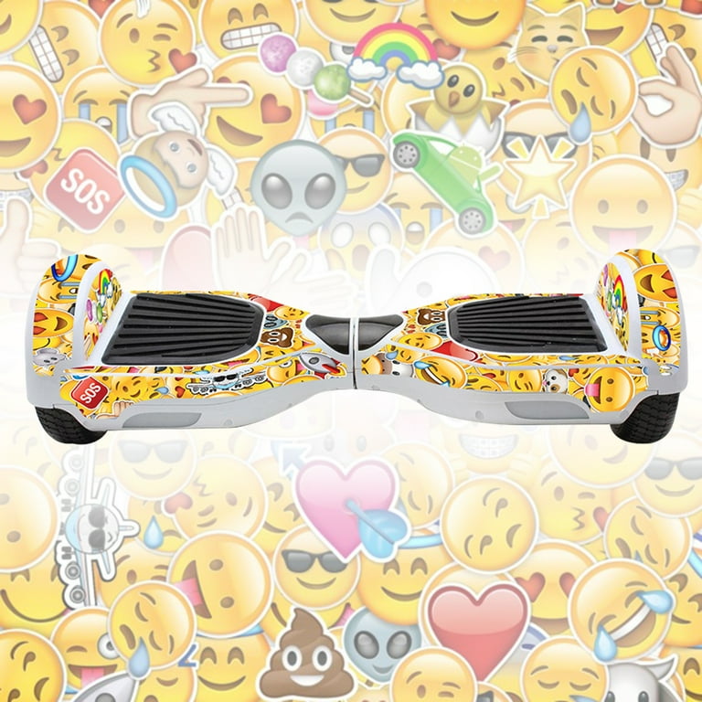 Hover Board Skin for Self Balancing Sticker Decals Electric Scooter Smart Balancing Scooters Vinyl Cover Emoji