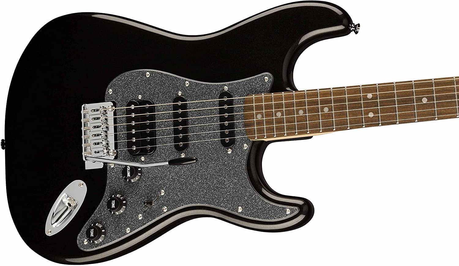 Fender Squier Affinity Series HSS Stratocaster with Laurel FB - Metallic Black