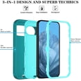thumbnail image 5 of HCTian Phone Case for Google Pixel 9/9 Pro Case with HD Screen Protector, Heavy Duty Shockproof & Dropproof 3-Layer Cover Phone Case for Pixel 9/9 Pro, 5 of 5