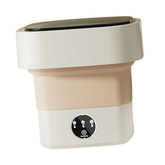 Lavadora pequeña Mini lavadora plegable eléctrica retráctil plegable Mini lavadora lavadora de ropa para dormitorio Rvs Camping viaje ropa interior Blanco mayimx minilavadora
