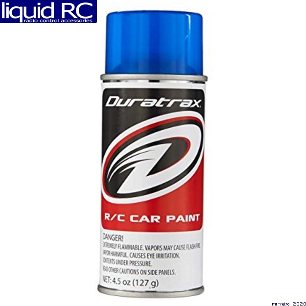 Duratrax Polycarb Spray, Candy Blue, 4.5 oz, DTXR4272