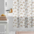 Mainstays Ecofriendly Rainbows Waterproof Recycled PEVA Shower Curtain