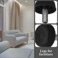 thumbnail image 6 of Adjust The Foot Pad 20 Pcs Adjustable Furniture Feet for Chair Legs Cabinet Plastic Iron, 6 of 6