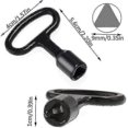 thumbnail image 2 of 5 Pcs Metal Triangle Key Triangular Key Meter Cabinet Key Gas Key For Gas Water Electricity Meter Cabinet LGL, 2 of 5