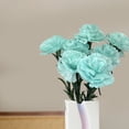 thumbnail image 4 of WMGHA Artificial Silk Flower Carnations 12 Flower Heads Per Bunch,16 inch Silk Flowers with Stems for Home Decor, Wedding, Bridal Bouquet, Anniversary, Birthday and Floral Arrangements, 4 of 9
