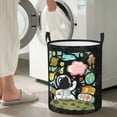 thumbnail image 6 of ZICANCN Alien Creatures Cartoon Drawing Laundry Basket Organizer, Dirty Clothes Hamper for Bathroom Kids Girls Boys Laundry Hamper Small, 6 of 7