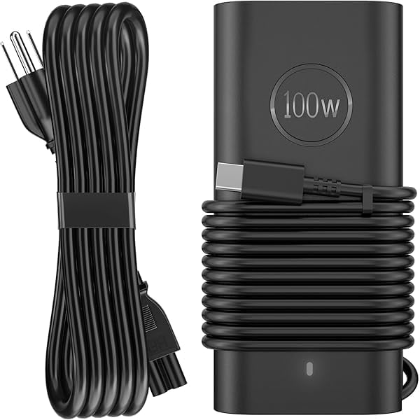 Chenchen 100W USB-C Laptop Charger Compatible with Dell XPS 15 9520 9510 9500, Latitude 9440 7340 7640 5440 5540, Inspiron 14 Plus 7430 Type C Power Cord Ac Adapter