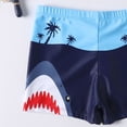 thumbnail image 6 of NIEWTR Toddler Kids Swim Trunks Quick Dry Boys Beach Shorts Casual Summer Swimwear Children Bathing Suit 1T 2T 3T 4T 5T(Black,5-6 Years), 6 of 6