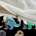 thumbnail image 5 of Cartoon Dinosaur Duvet Cover Set Kids Boys Girls Soft Lovely Bedroom Decor Home Textiles Bedding Set, 5 of 6