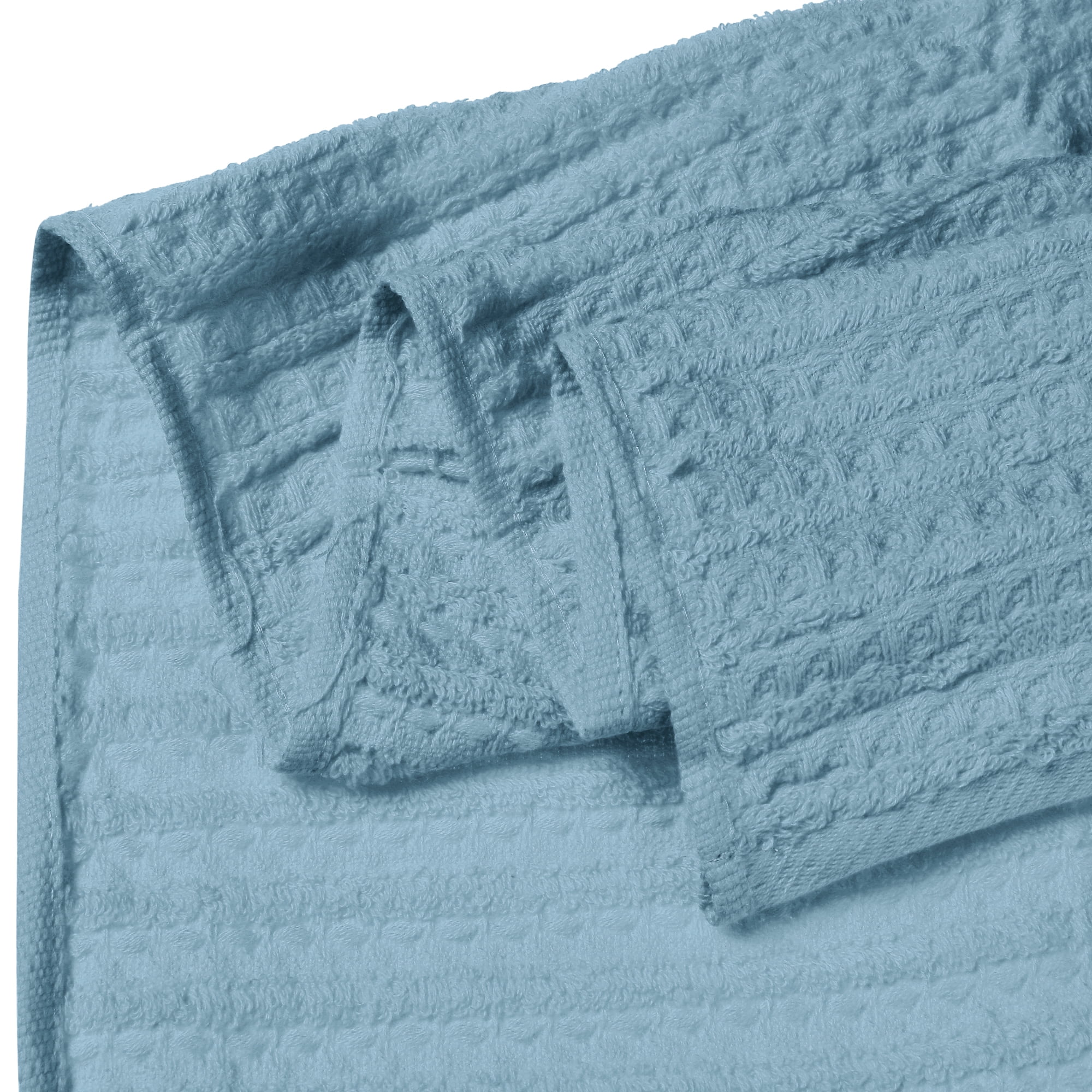 Unique Bargains Hand Towels 14" x 28" Soft Absorbent Towel Sets for Bathroom Hotel Kitchen Blue 2pk