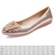 thumbnail image 2 of Zapatillas de ballet plegables antideslizantes y brillantes, zapatos planos para viajes al aire libre, 2 of 9
