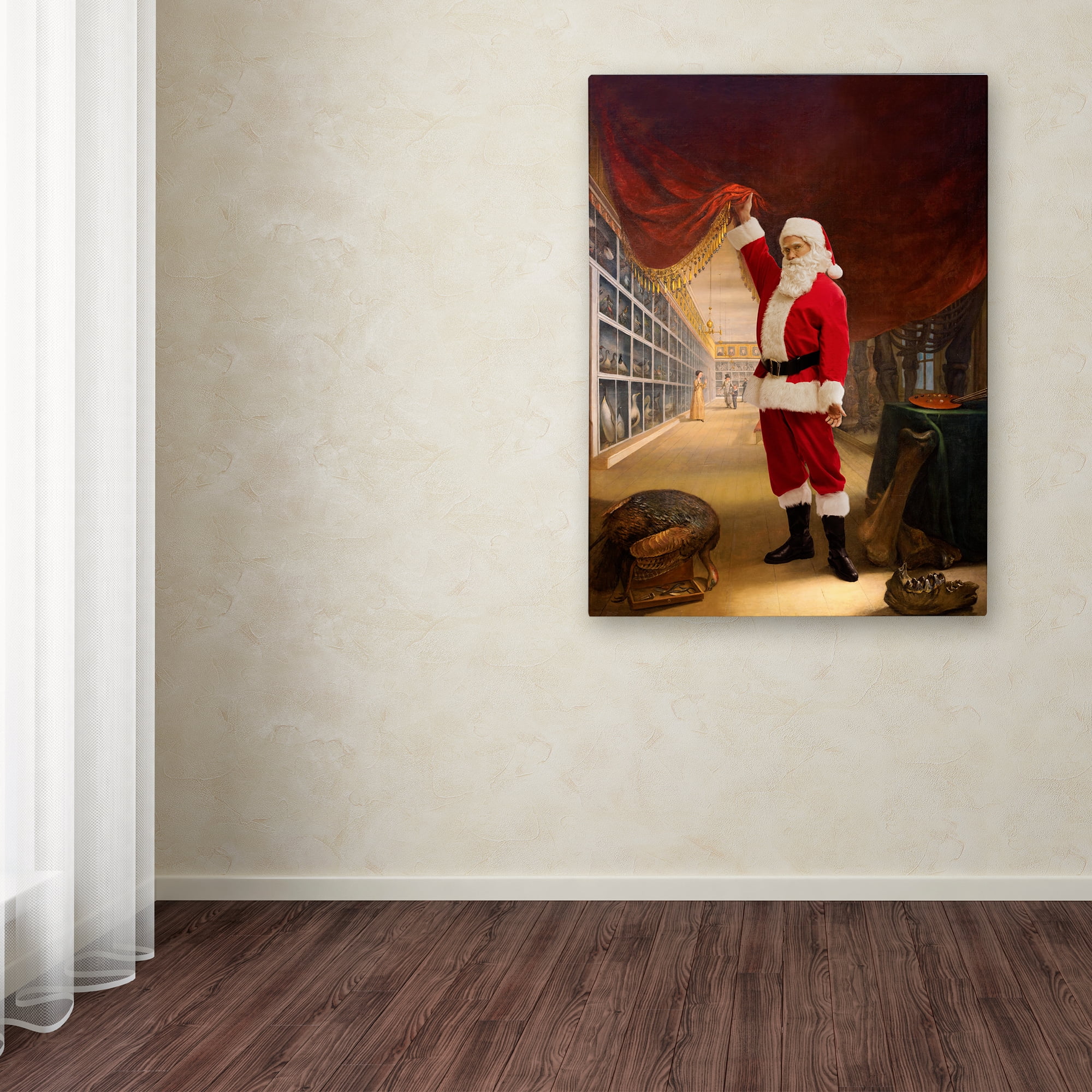 Trademark Fine Art 'Peale-The Artist In His Museum' Canvas Art by Ed Wheeler