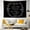 Black White, variant on Minimal Cottage Coastal Tapestry, White Window Grass Seagull Beach Window View Wall Hanging for White Farmhouse & Teen Beach Dorm Summer Decor