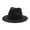 Solid Color, variant on Kids Classic Wide Brim Fedora Hat Children Boys and Girls Felt Hat Jazz Hats Classic Wide Brim Panama Dress Hat