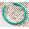 thumbnail image 5 of Big Exaggerated Hoops Popular Women Summer Fashion Jewelry Trendy C Shape Acrylic Green Round Hoops, 5 of 7