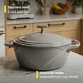 thumbnail image 3 of Lodge USA Enamel Dutch Oven 6 qt., Moonstruck, 3 of 7
