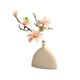 thumbnail image 1 of Ramo de flores falsas Magnolia, arreglo floral de simulación for sala de estar, centro de mesa de comedor, flores artificiales de alta calidad, 1 of 5