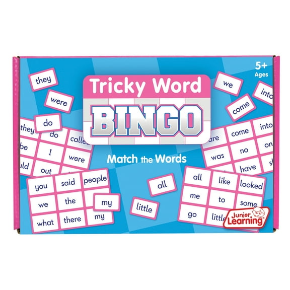 Junior Learning Tricky Educational Learning Word Bingo Board Game