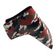 thumbnail image 3 of Cuero de la PU Golf Blade Putter Headcover Head Covers Guard Sleeve Accesorios rojo Sunnimix Cubierta de la cabeza del putter de golf, 3 of 6