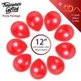 thumbnail image 2 of Pearl Red Balloons - 12 Inch Latex Balloons - 36 Pack, 2 of 8
