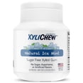 thumbnail image 1 of Xylichew 100% Xylitol Chewing Gum - Non GMO, Non Aspartame, Gluten Free, and Sugar Free Gum - Natural Oral Care, Relieves Bad Breath and Dry Mouth - Ice Mint, 60 Count, 1 of 4