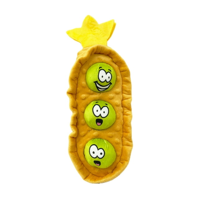 Shaped Dog Toy With Squeaker and Crinkle Paper Interactive Sniffing Sound Toy Designed with Hidden Pockets for