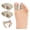 Beige (One Size), variant on Big Toe Separators for Pain Relief, Bunion Corrector Spacers Straightener with 2 Loops for Women Men, Highly Stretchy Comfortable Gel Toe Cushions Spreaders for Feet Alignment