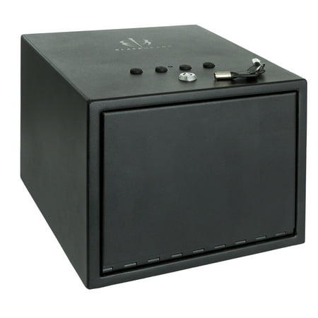Blackheart Double Gun Hard Pistol Vault W/ Shelf Black