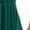 Dark green, variant on Womens Summer Dress Ruffle Sleeve V Neck Midi Dresses  XXL