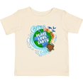 thumbnail image 3 of Inktastic Earth Day Peace Love Earth with Turtle and Waves Boys or Girls Baby T-Shirt, 3 of 5