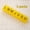 Yellow, variant on 1 Week 7 Days Braille Strip Pill Organizer Kit  7 Small Portable Packaging Boxes, Multi-Color Optional, Independent Storage for Daily Medication & Travel