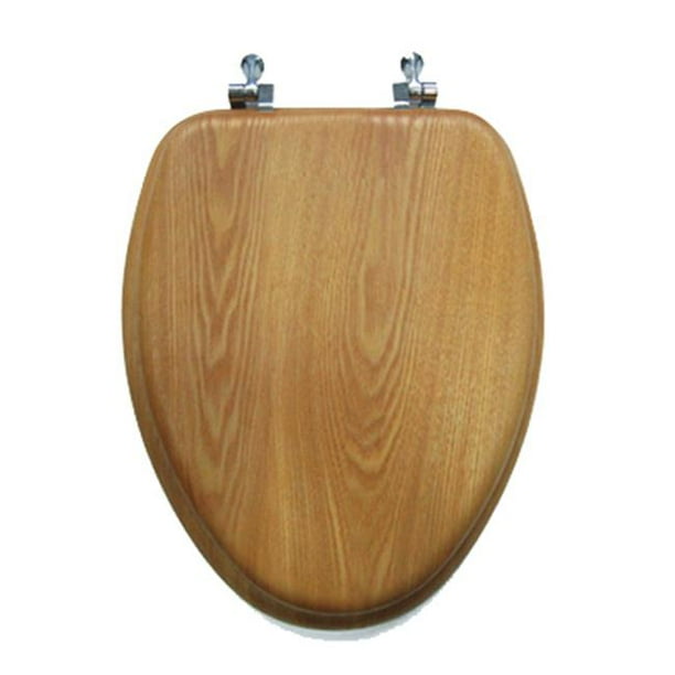19OAKCH Oak Elongated Toilet Seat