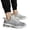Grey, variant on Men's Fashion Non Lightweight Walking Sneakers For Couple Daily Travel Beach Hiking Spring Summer Comfort Athletic Breathable Lace Up Elderly Middle Casual Shoes