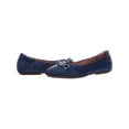 thumbnail image 2 of Fitflop Womens Allegro Blossom  Leather Ballet Flats Blue 8 Medium (B,M), 2 of 3