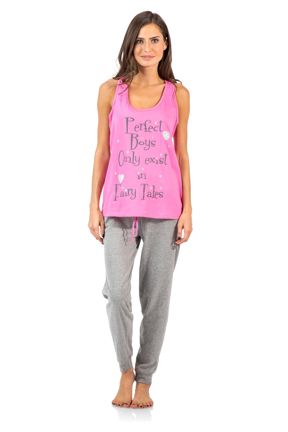 Casual Nights Women's Tank Top and Long Pant Pajama Set