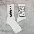 thumbnail image 3 of Calcetines de caña media para hombre, otoño e invierno, parejas coreanas, moda hip-hop, patineta callejera, baloncesto, calcetines deportivos de marca de moda de caña larga para hombres y mujeres, 3 of 6
