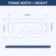 thumbnail image 5 of 2 Packs Swim Goggles Attached Earplugs Anti-Fog UV Protection Swimming Goggles for Teens and Youths Aged 10-18, 5 of 5