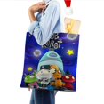 thumbnail image 4 of Rob the Robot Bolso de tela con estampado de lienzo para mujer, bolsa de compras reutilizable y estética, con cremallera interior, regalo para mujer,38*45cm., 4 of 6