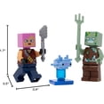thumbnail image 4 of Juguete LEGO Minecraft Adventurer con ahogado y axolotl de más de 6 años, 4 of 5