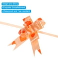 thumbnail image 4 of Unique Bargains 8' Pull Bows Gift Wrapping Pull Bow Heart Pattern Baskets Present Bows Knot Ribbon Orange 100 Pcs, 4 of 6